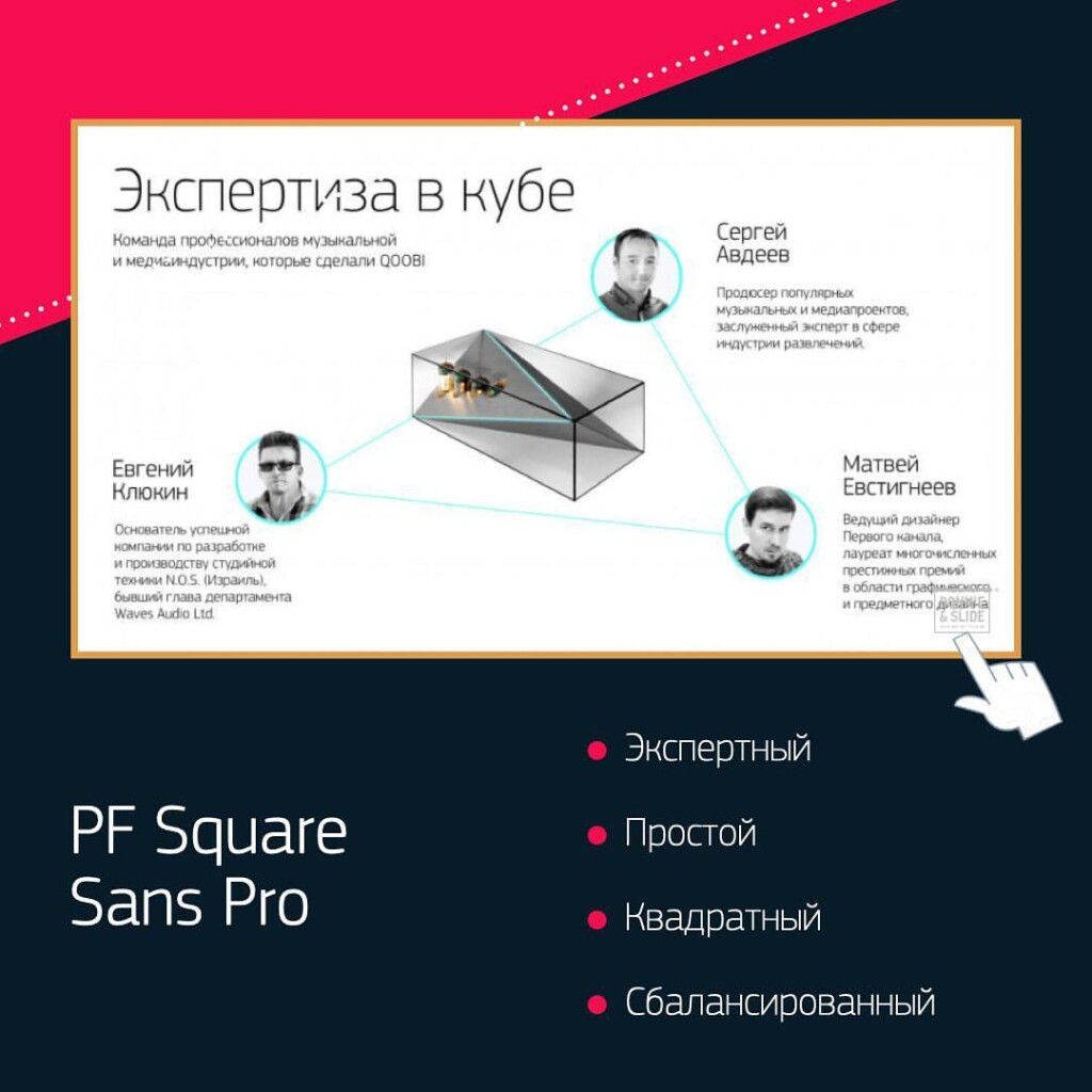 Шрифт PF Square Sans Pro