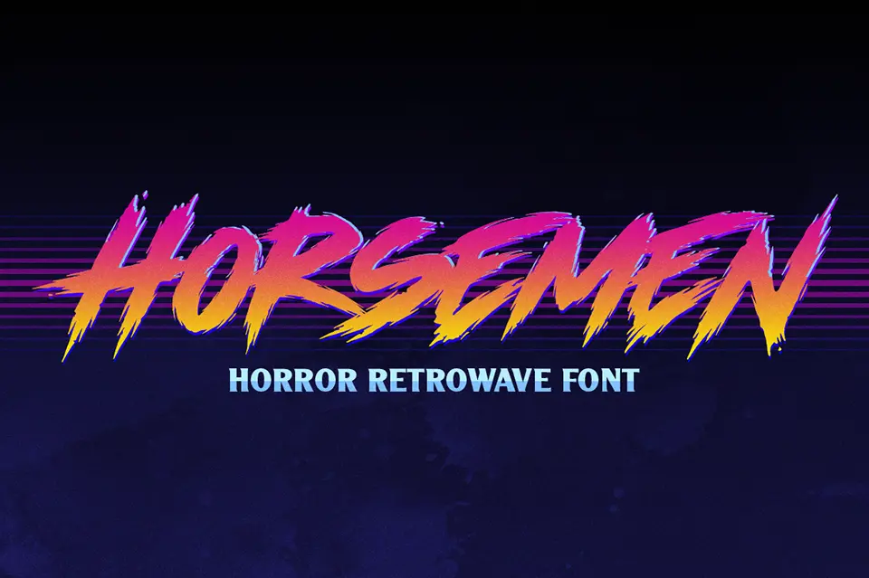 Шрифт Horsemen Font