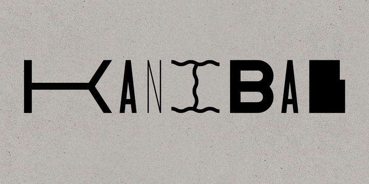 Шрифт Kanibal Font