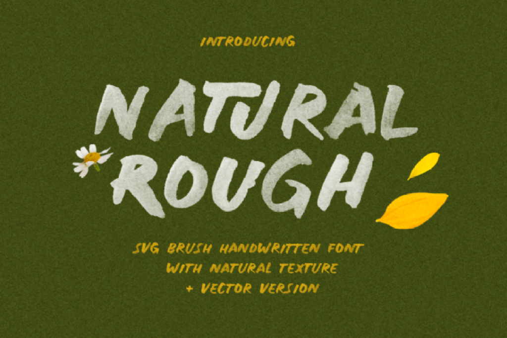 Шрифт Natural Rough