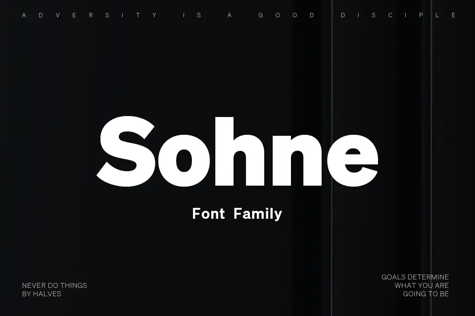 Шрифт Söhne