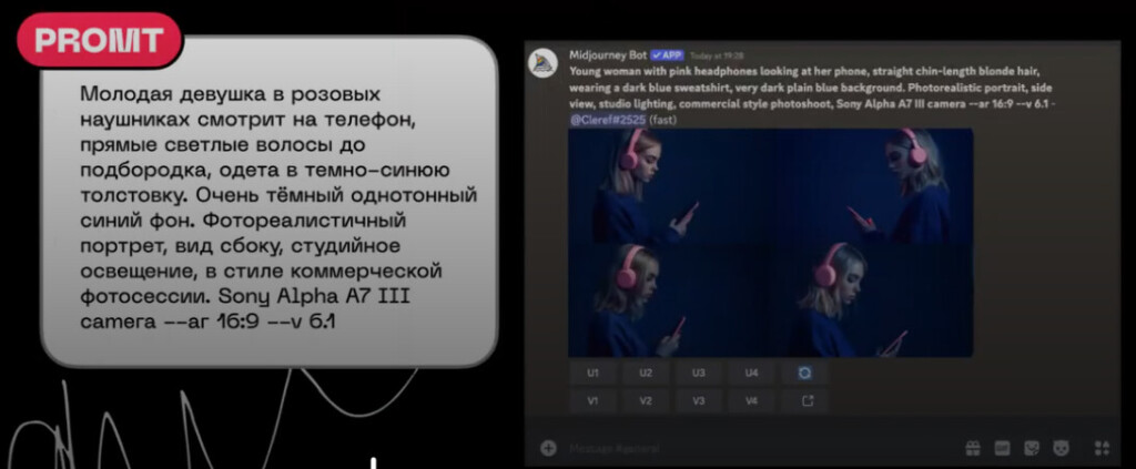Промт для нейросети