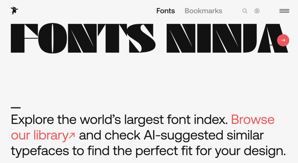 Расширение Fontface Ninja